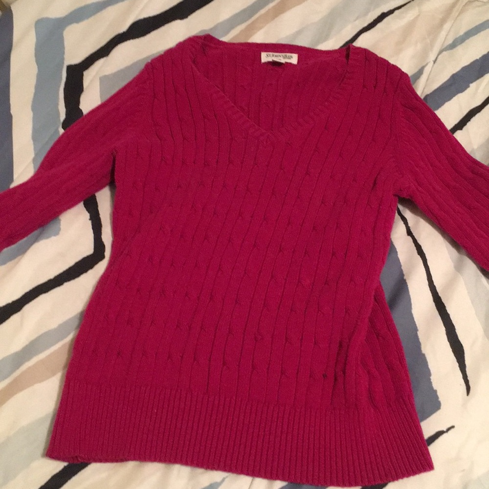 Maroon Long sleeve sweater